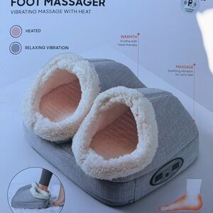 Sharper Image Gray Foot Massager with Heat